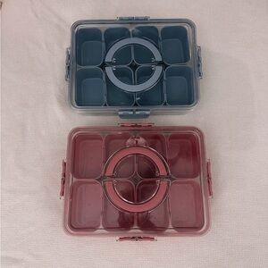 CWC Blue and Pink Snackle Boxes with Lid